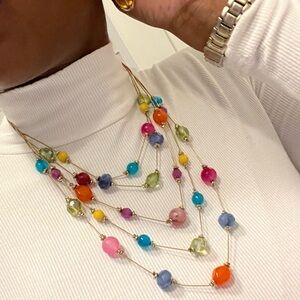 Multicolor Statement Necklace